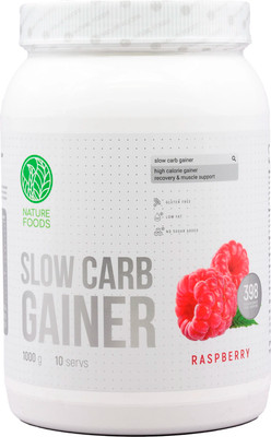 Гейнер Nature Foods Slow Carb Gainer Малина