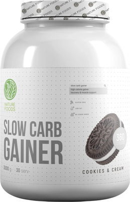 Гейнер Nature Foods Slow Carb Gainer Печенье