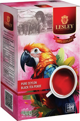 Чай листовой LESLEY Pekoe Черный (100г) - 