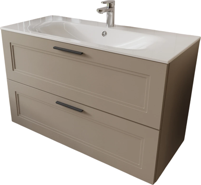 Тумба с умывальником MEBELVANN Классик 100x62x45 с 2 ящиками / CLA101002200501O