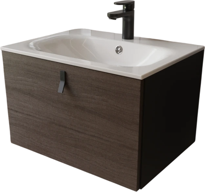 Тумба с умывальником MEBELVANN Контур 60x38x45 с 1 ящиком / KON10601200001O