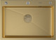 Мойка кухонная Arfeka ECO AR 70x50 Pop-UP Gold PVD Nano Decor - 