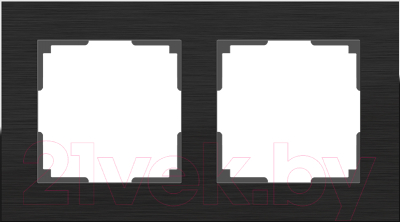 Рамка для выключателя Werkel Alluminium WL11-Frame-02 / A039117 (черный)