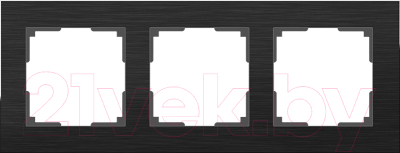 Рамка для выключателя Werkel Alluminium WL11-Frame-03 / A039118 (черный)