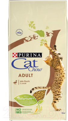 Сухой корм для кошек Cat Chow Adult с уткой (15кг)