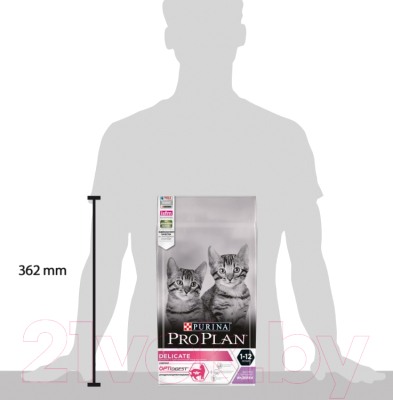 Сухой корм для кошек Pro Plan Junior Delicate с индейкой (400г)