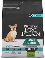 Корм для собак Pro Plan Adult Small & Mini Sensitive Digestion с ягненком и рисом (700г) - 