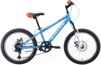 Детский велосипед Black One Ice Girl D 2019 (20, голубой/белый/оранжевый)
