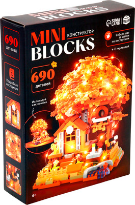 Конструктор Unicon MiniBlocks Осеннее дерево / 10971493
