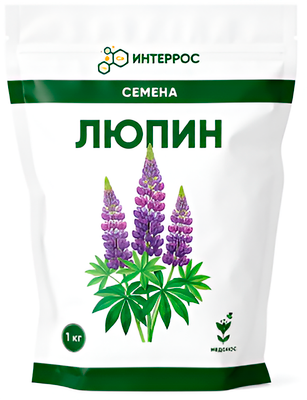 Сидерат Интеррос Люпин узколистный (1кг) - 