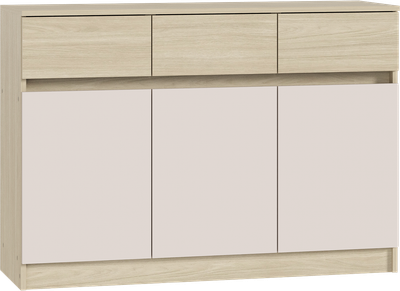 Тумба Стендмебель Луиза 3 ящика 120х84х39