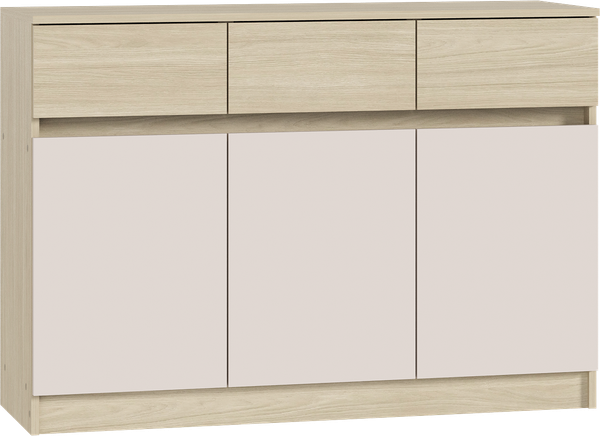 Комод Стендмебель Луиза 3 ящика 120х84х39