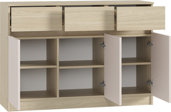 Комод Стендмебель Луиза 3 ящика 120х84х39