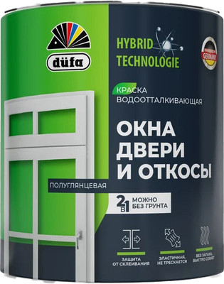 Краска Dufa Окна, двери и откосы База 1