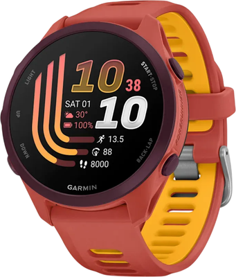 Умные часы Garmin Forerunner 170 Music GPS, WiFi / 010-03920-13 (красный/манго) - 