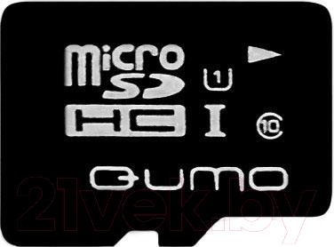 Карта памяти Qumo microSDHC (UHS-1) 16GB (QM16GMICSDHC10U1) - общий вид