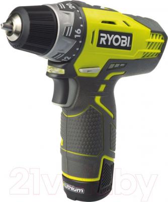 Аккумуляторная дрель-шуруповерт Ryobi R12DDL13S (5133001800) - общий вид