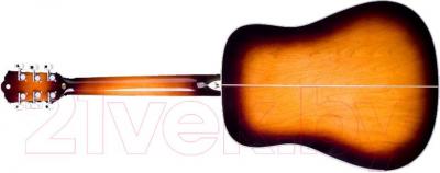 Акустическая гитара Washburn WD7SATBM - вид сзади