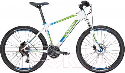Велосипед Trek 4300 Disc (21.5, White-Green-Blue, 2014) - общий вид
