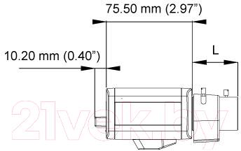 IP-камера GeoVision GV-BX2400-3V (84-BL15000-001D) - габаритные размеры