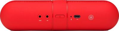 Портативная колонка Beats Pill 2.0 Speaker / MH832ZM/A (красный) - задняя панель