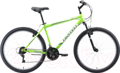 Велосипед Bravo Hit 26 2019 (20, зеленый/белый/серый)