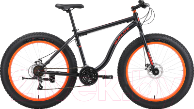 Велосипед Black One Monster 26 D 2018 (18, черный/оранжевый)