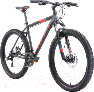 Велосипед STARK Hunter 27.2+ HD 2019 (20, черный/красный/серый)