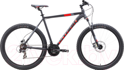 Велосипед STARK Hunter 27.2+ HD 2019 (20, черный/красный/серый)