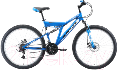 Black One Phantom FS 26 D 2019 (16, голубой/черный/белый) Велосипед ...