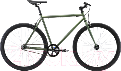Велосипед Black One Urban 700 2019 (21, зеленый/черный)