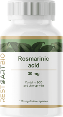 Пищевая добавка Restartbio Розмариновая кислота (120 капсул) - 