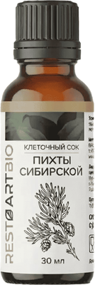 Пищевая добавка Restartbio Клеточный сок пихты сибирской Биоэффектив (30 мл) - 