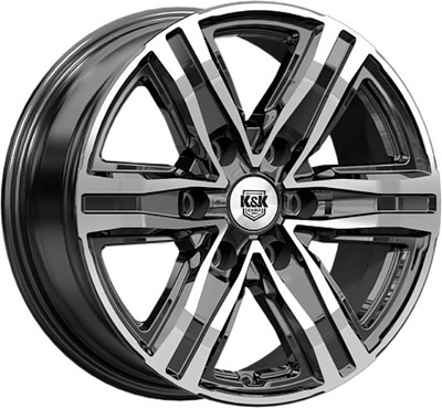 Литой диск K&K R8 17x7.5" 6x139.7мм DIA 100.1мм ET 36мм Алмаз черный