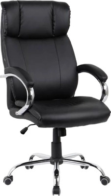 Кресло офисное King Style SHL-26 Avero PU Chrome (черный) - 
