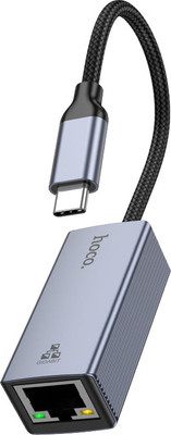 Сетевой адаптер Hoco UA37 Type-C 1000 Mbps / 47281