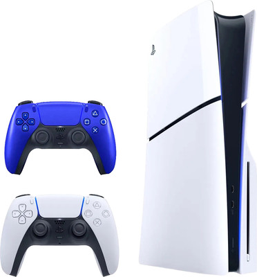 Игровая приставка Sony PlayStation 5 Slim + геймпад Sony PS5 DualSense (синий) - 