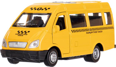 Автомобиль игрушечный Технопарк ГАЗ газ-3221 газель Такси GAZ3221VAN-12TAX-YE