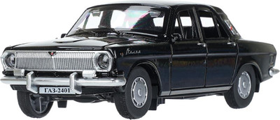 Масштабная модель автомобиля Технопарк Газ-2401 Волга / 2401-132SL-BK