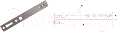 Анкерная пластина ЕКТ VZ010243 (50шт)