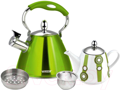 Набор чайников Vitesse VS-7812 (зеленый)