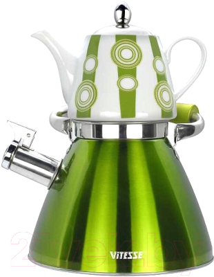 Набор чайников Vitesse VS-7812 (зеленый)
