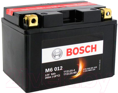 Мотоаккумулятор Bosch YTZ12S-BS / 0092M60120 (9 А/ч)