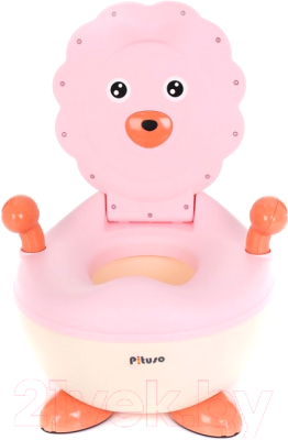 Детский горшок Pituso Львенок / FG337 (розовый)