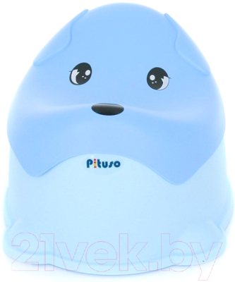 Детский горшок Pituso Песик / FG338 (голубой)