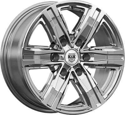 Литой диск K&K R8 17x7.5" 6х127мм DIA 77.9мм ET 45мм Дарк платинум