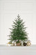 Ель искусственная Max Christmas Настольная Семирамида (0.7м, подставка пенек и мешковина) -