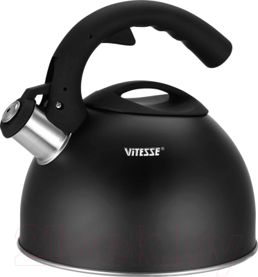 Чайник со свистком Vitesse VS-1124 New (черный)