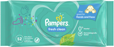Влажные салфетки детские Pampers Fresh Clean (52шт)
