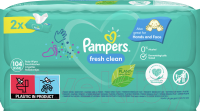 Влажные салфетки детские Pampers Fresh Clean (2x52шт)